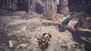 モンスターハンター：ワールド_20180826042137　ハンマージャンプ回転