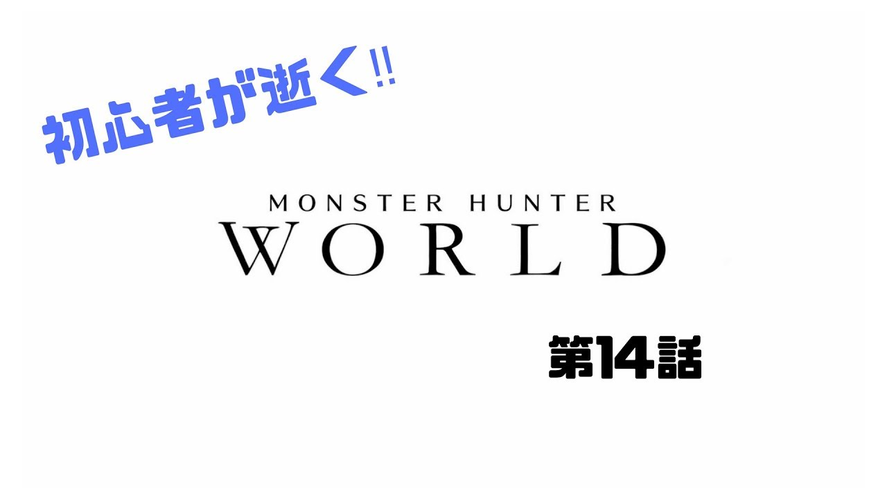 【MHW】初心者が逝く‼モンスターハンターワールド‼【第14話】
