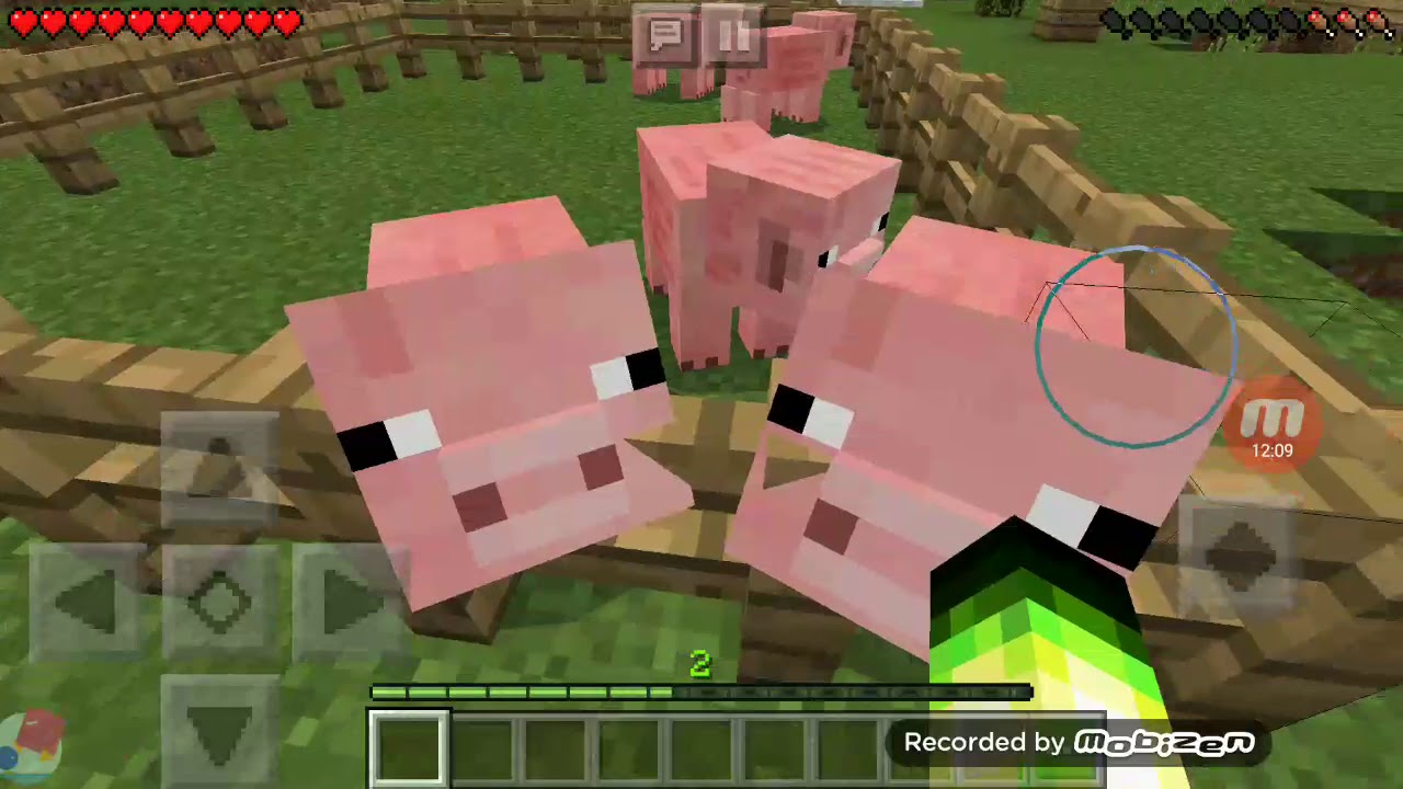 ブタ小屋を作ってみた。🐷【マインクラフト】