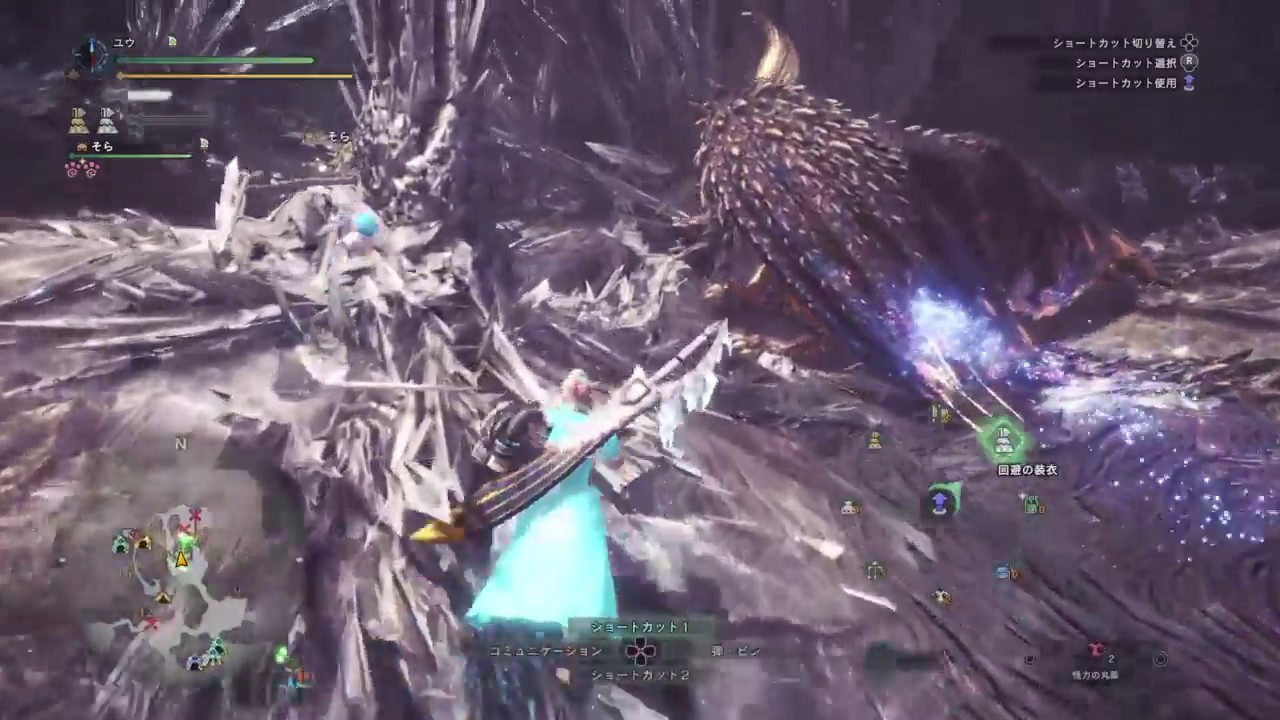 モンスターハンター：ワールド_歴戦ネルギガンテ　太刀　2分15秒56   装備一覧は説明欄に記載