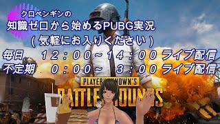 PUBG【#27】知識ゼロから始めるPUBG実況【VTuber】（気軽にお入りください）