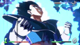 ドラゴンボール ファイターズ　世界ランク1位最強ベジータ（黒髪）　ループコンボでゲージ回収すごすぎ