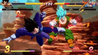 ドラゴンボール ファイターズ　世界１位ベジータ(黒髪)　空中気弾コンボの精度高すぎ　ループコンボからのギャリック砲