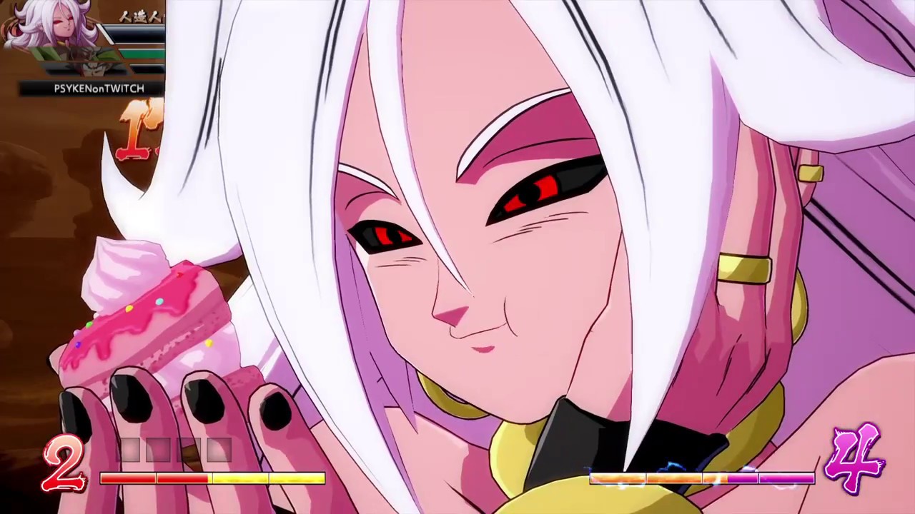 ドラゴンボール ファイターズ　世界１位人造人間２１号　悟空の界王拳から８割８８HITコンボ