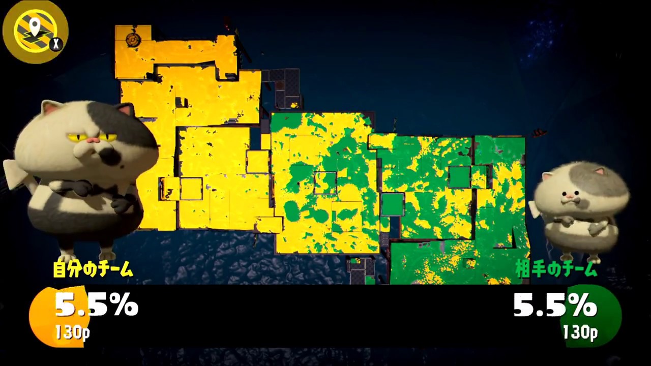 ３　きのこでフェスマッチ　スプラトゥーン２