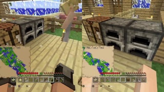 マインクラフト PS4版 ジョンとシオの親子マイクラ配信☆ ＃８