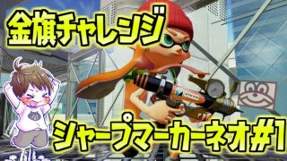 金旗チャレンジ！シャープマーカーネオ#1【スプラトゥーン2】