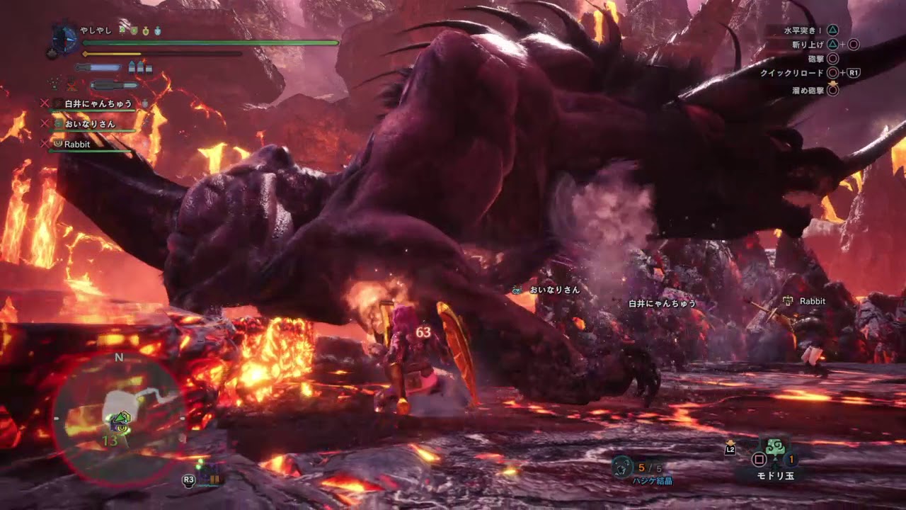 モンスターハンター：ワールド　極ベヒーモス初クリア