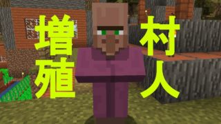 村人を増やす方法！［マインクラフト　part19］マイクラ実況
