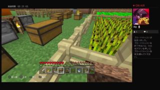 【マインクラフト】また動画見ながら