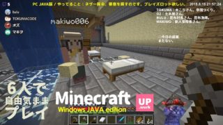 《 マインクラフト 》#11 入村者ふたたび / 6人で自由気ままプレイ / FaceRig