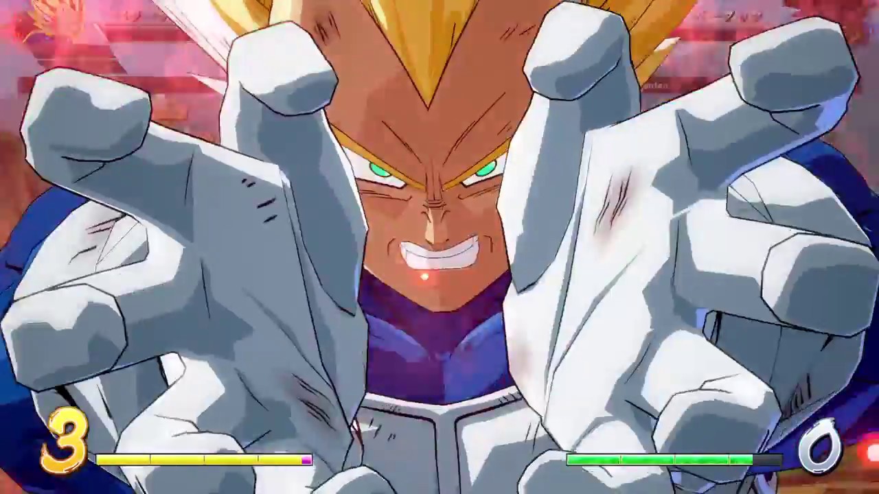 ドラゴンボール ファイターズ　プロゲーマーVS超ベジータ　ビックバン兄弟かめはめ波コンボ炸裂