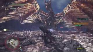 【MHW】歴戦王クシャルダオラ 誘導からの落石【モンスターハンター：ワールド】