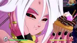 ドラゴンボール ファイターズ　世界１位人造人間２１号VSレッドベジット　ファイナルかめはめ波連発