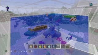 PS4マインクラフト アップデート1.76　アクアティックアップデートキター！