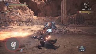 モンスターハンターワールド　耐熱の装衣入手　Teostra MOD NINJAで狩りに挑戦の巻　(実況なしです)　※イベントクエも