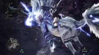 台風の中実況するモンスターハンターワールド