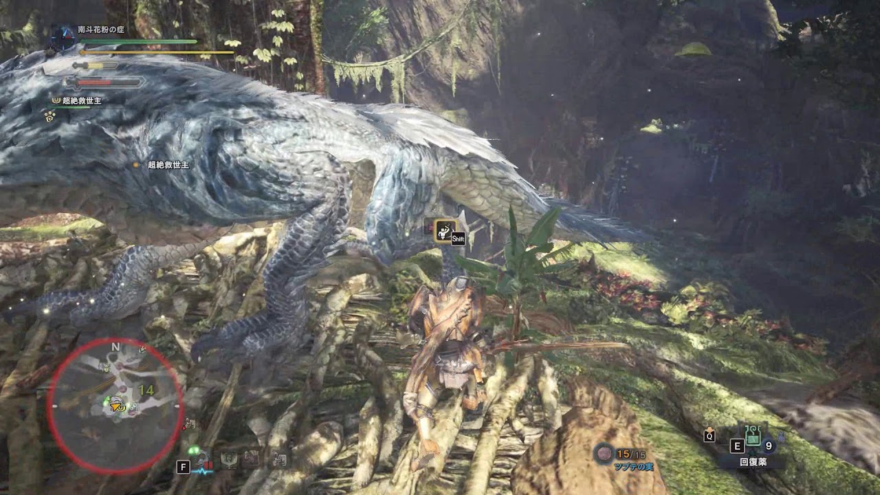 【MHW】モンスターハンターワールド　トビカガチ