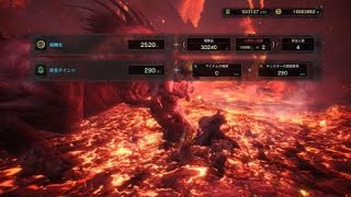 モンスターハンターワールド MHW 極ベヒーモス ヘビィ賊タンク８回目 野良救難
