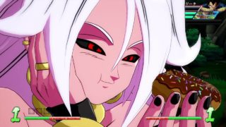 ドラゴンボール ファイターズ　世界１位人造人間２１号VS世界１位天津飯　戦闘力１００万オーバーのトップランカー対決