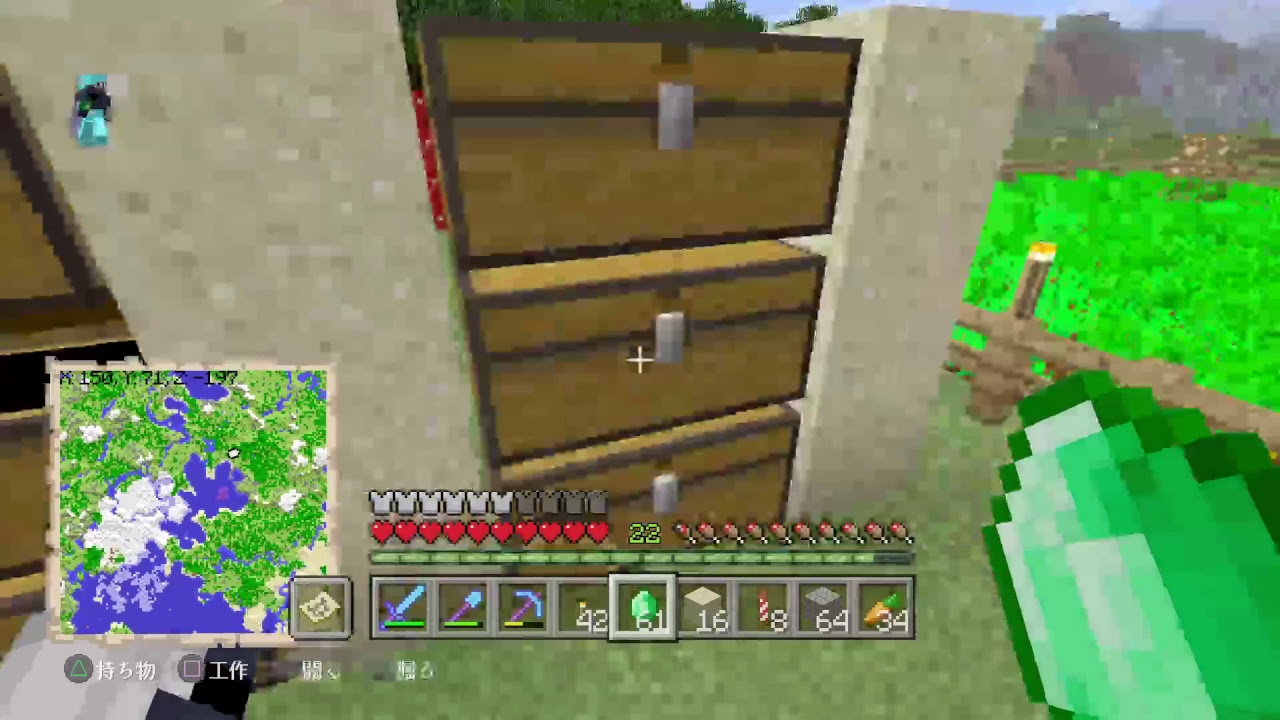 【マイクラ】のんびりマインクラフト 海底神殿【PS4】