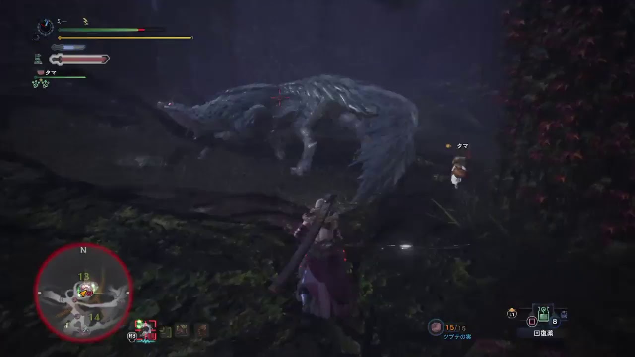 モンスターハンターワールド　始めから　太刀ソロ編　女性剣士パート