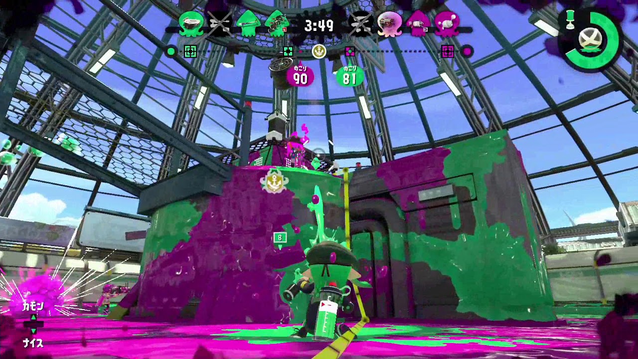 【スプラトゥーン２】マニューバベッチュー最強！！【ガチヤグラ】