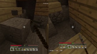 【マインクラフト】PS4分割プレイ　#1