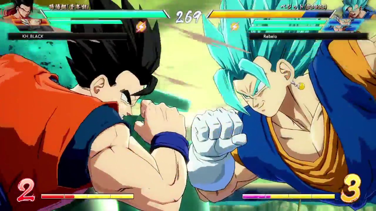 ドラゴンボール ファイターズ　最強スーパーサイヤ人ブルーチーム　１１５HITコンボがすごすぎる…　これぞDBFZ