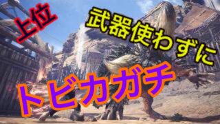 【MHW】【モンスターハンターワールド】武器使わずに上位トビカガチを倒す【モンハン】