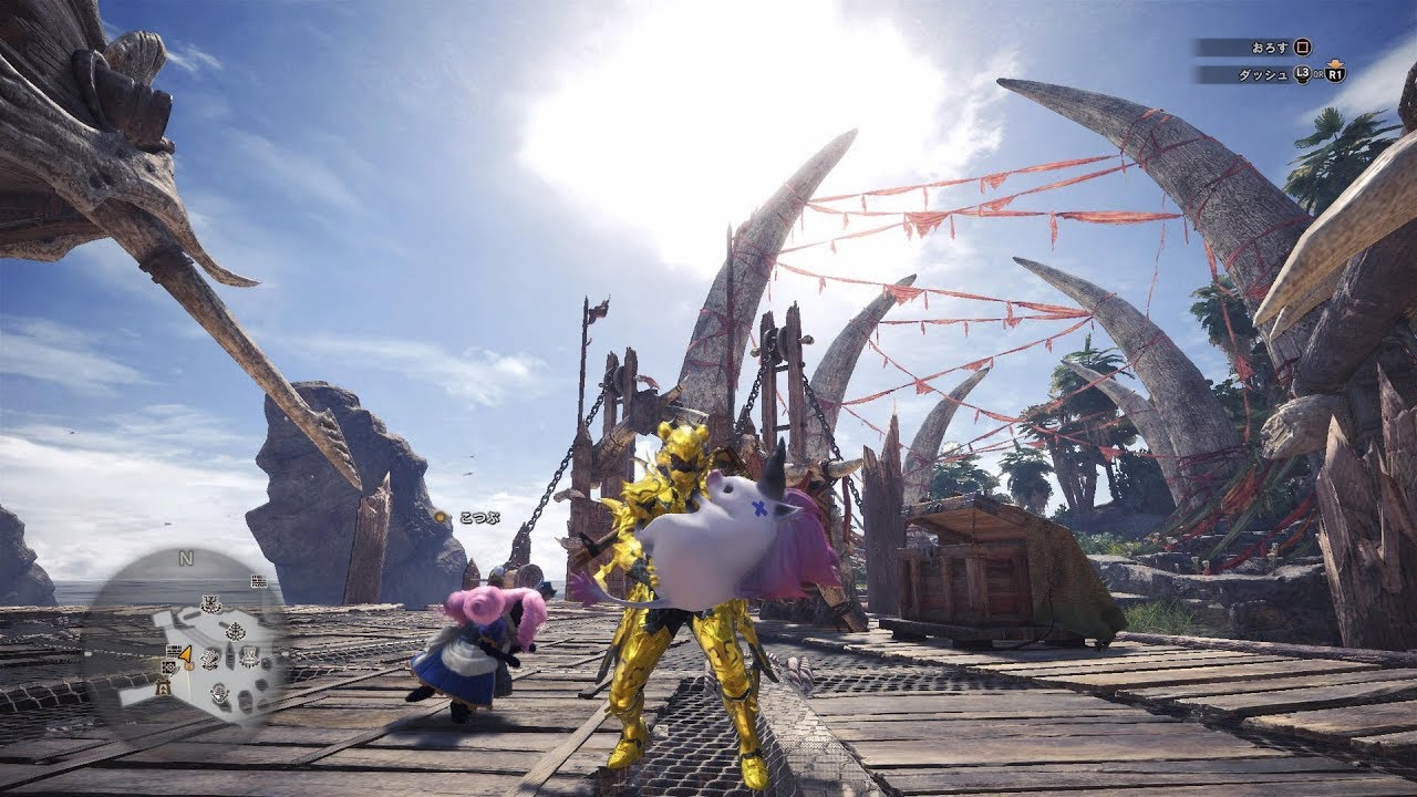 ４K放送モンスターハンターワールド：歴戦など