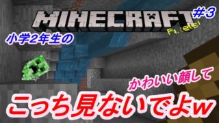 小学年生の【マインクラフト】【実況】素材集め大変!りゅうのすけGames＃3