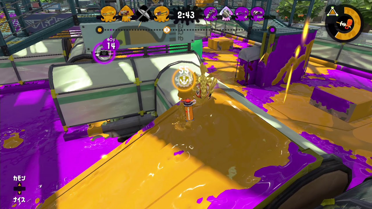 【Xモズクホコ】ハイプレ無しならモズクは上から攻めろ！！【スプラトゥーン2】