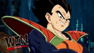 ドラゴンボール ファイターズ　世界１位ベジータ（黒髪）　空中４段コンボ　最期にリクームを沈めた膝落とし締め