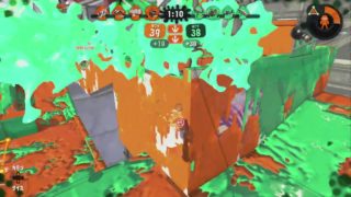 スプラトゥーン2日記 ウデマエX わかば ガチエリア 2018/09/30