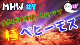＃９「モンスターハンターワールド」極ベヒーモス討伐戦！全員が初クリア！！「ぱんなＴＶ」