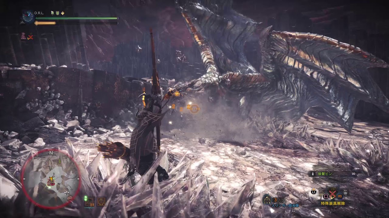 【MHW】歴戦王クシャルダオラ 弓でのスタン狙い【モンスターハンター：ワールド】