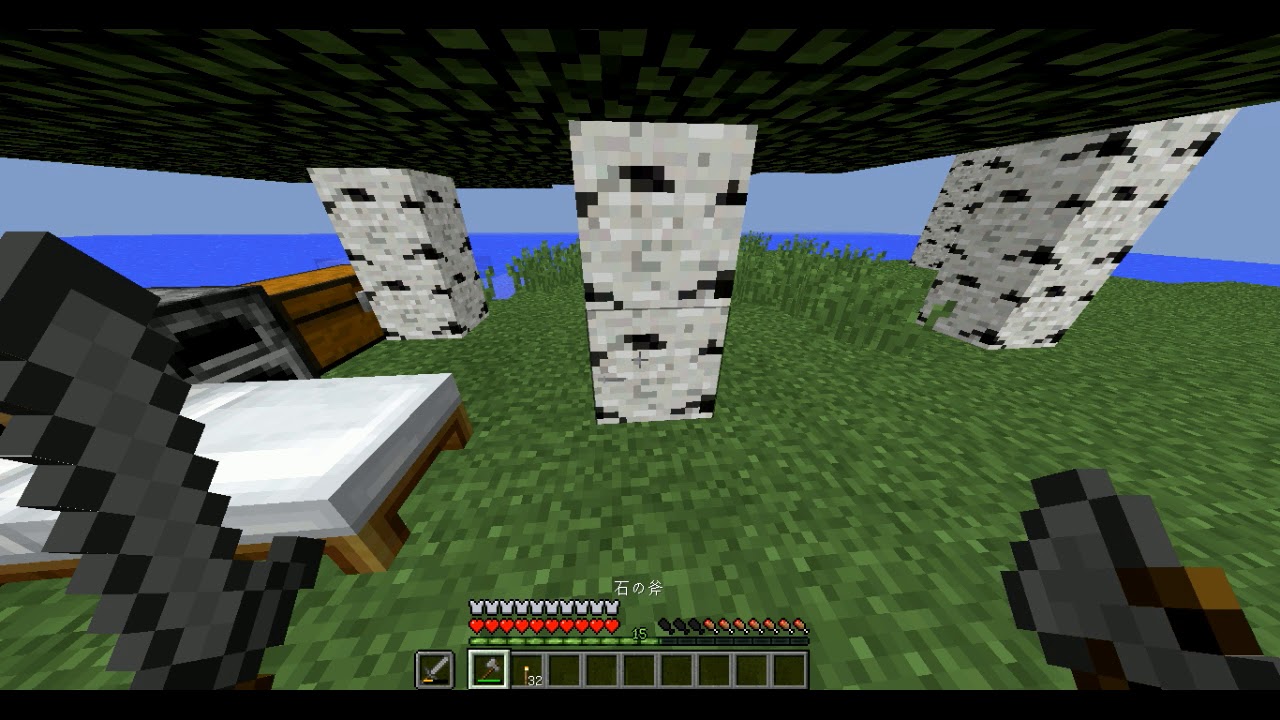 【minecraft】野蛮な動物たちと暮らすマインクラフト