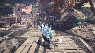 モンスターハンター：ワールドナナ、スラッシュアックス