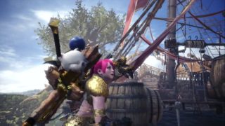 PS4 モンスターハンターワールド:ウラガンキン達が転がります★