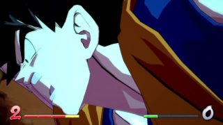 ドラゴンボール ファイターズ　世界１位悟空（黒髪）　いきなり超元気玉コンボ