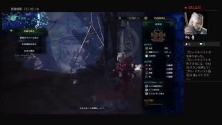モンスターハンターワールド 参加歓迎型配信　超初心者がやってみます。