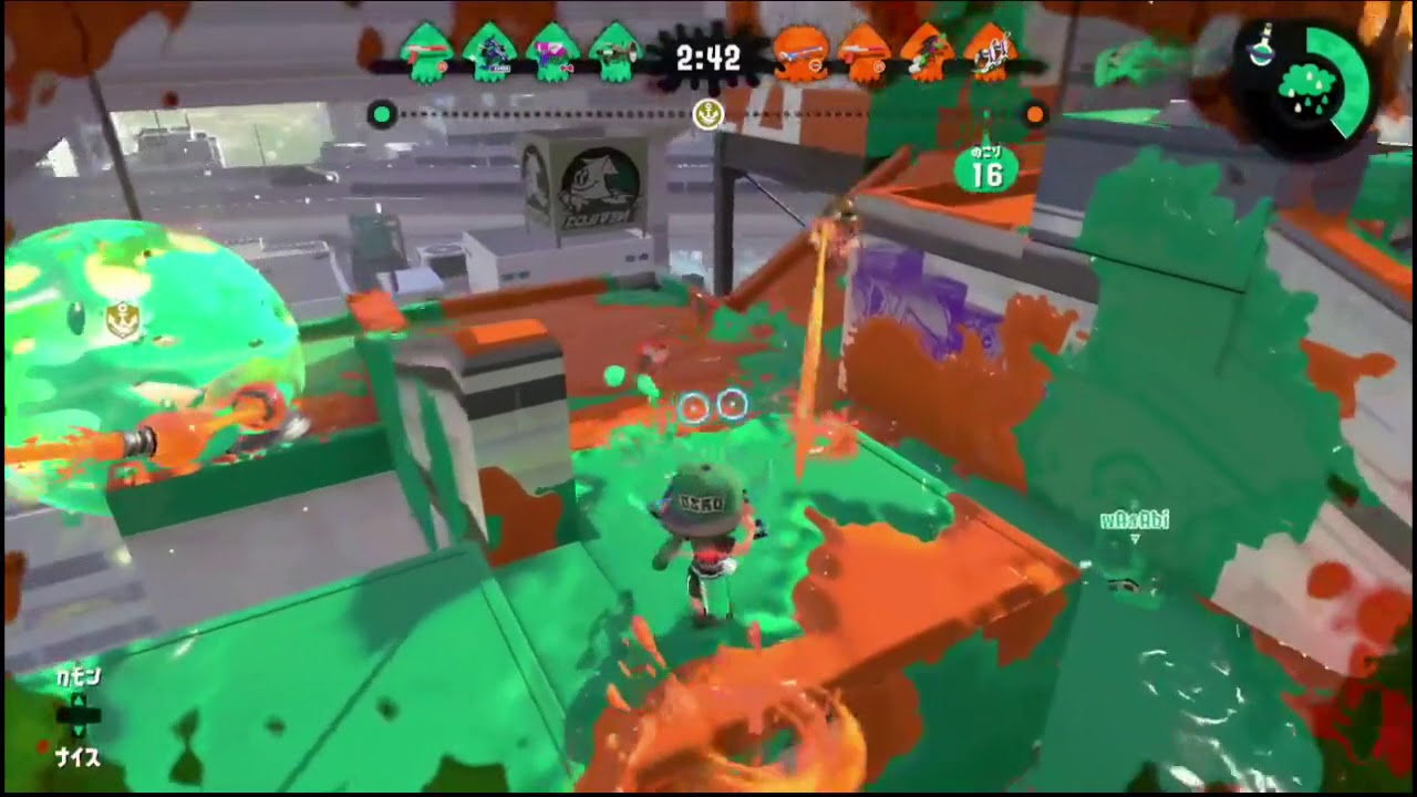 スプラトゥーン2 ガチホコ B帯 タチウオ スパヒュー