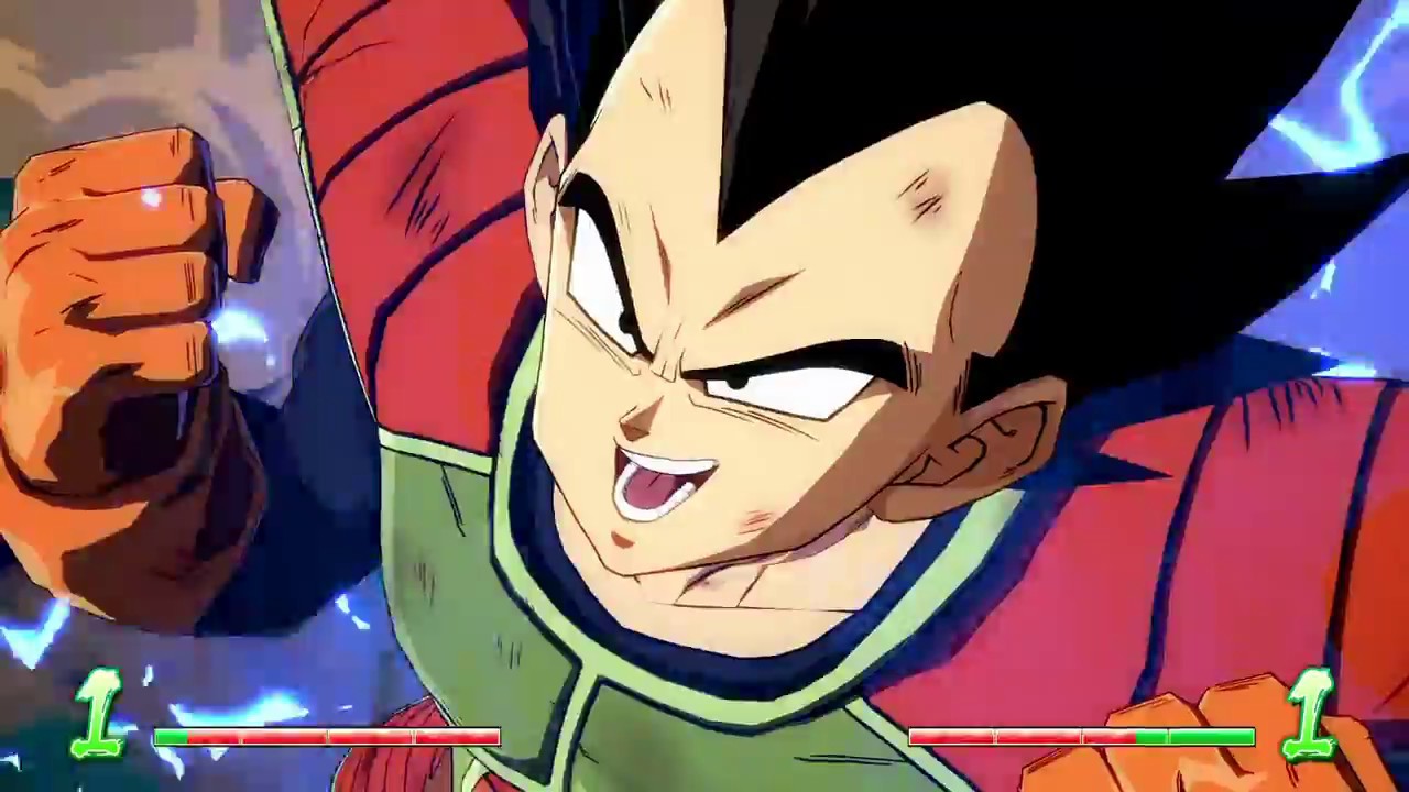 ドラゴンボール ファイターズ　世界１位ベジータ（黒髪）　容赦のない汚い花火コンボ