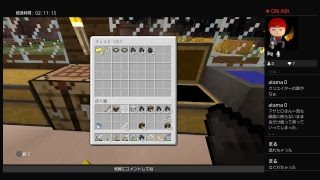 【生放送】マインクラフト ダイヤモンド探しの探検篇［PS4］