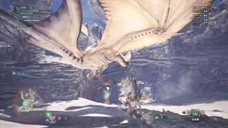 PS4  モンスターハンター：ワールド ひたすら　ガリガリ扇子（ﾚｲｷﾞｴﾅ）討伐動画＃1