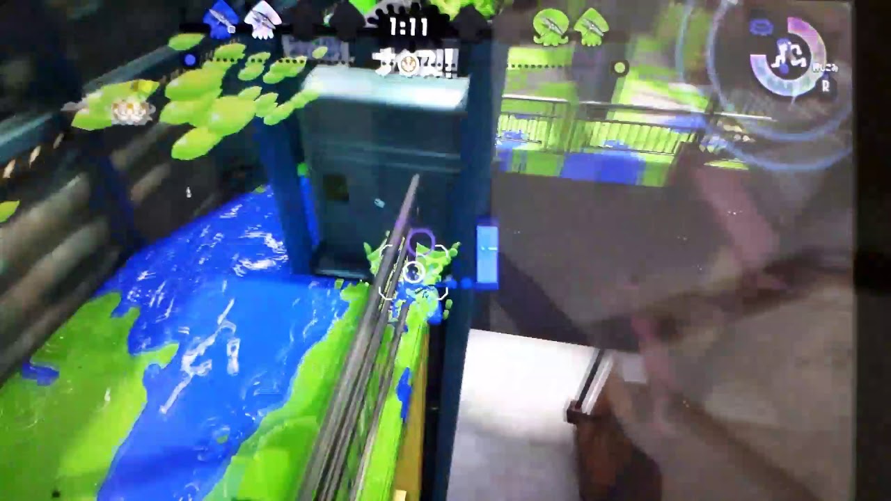 スプラトゥーン2　傘同士で…