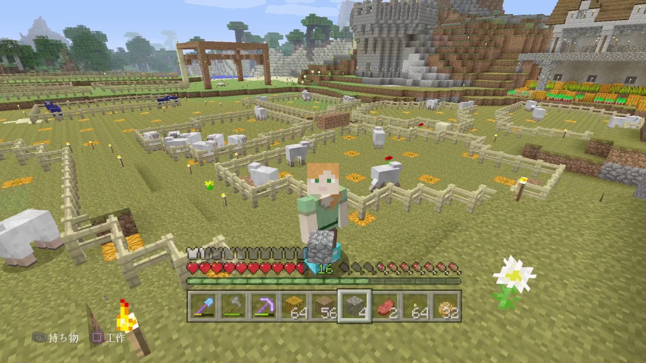 いずみのライブ「マインクラフトPS4」＠サバイバル建築　まったりながら見推奨ライブ　ひかり回線で画質よくなったかな？