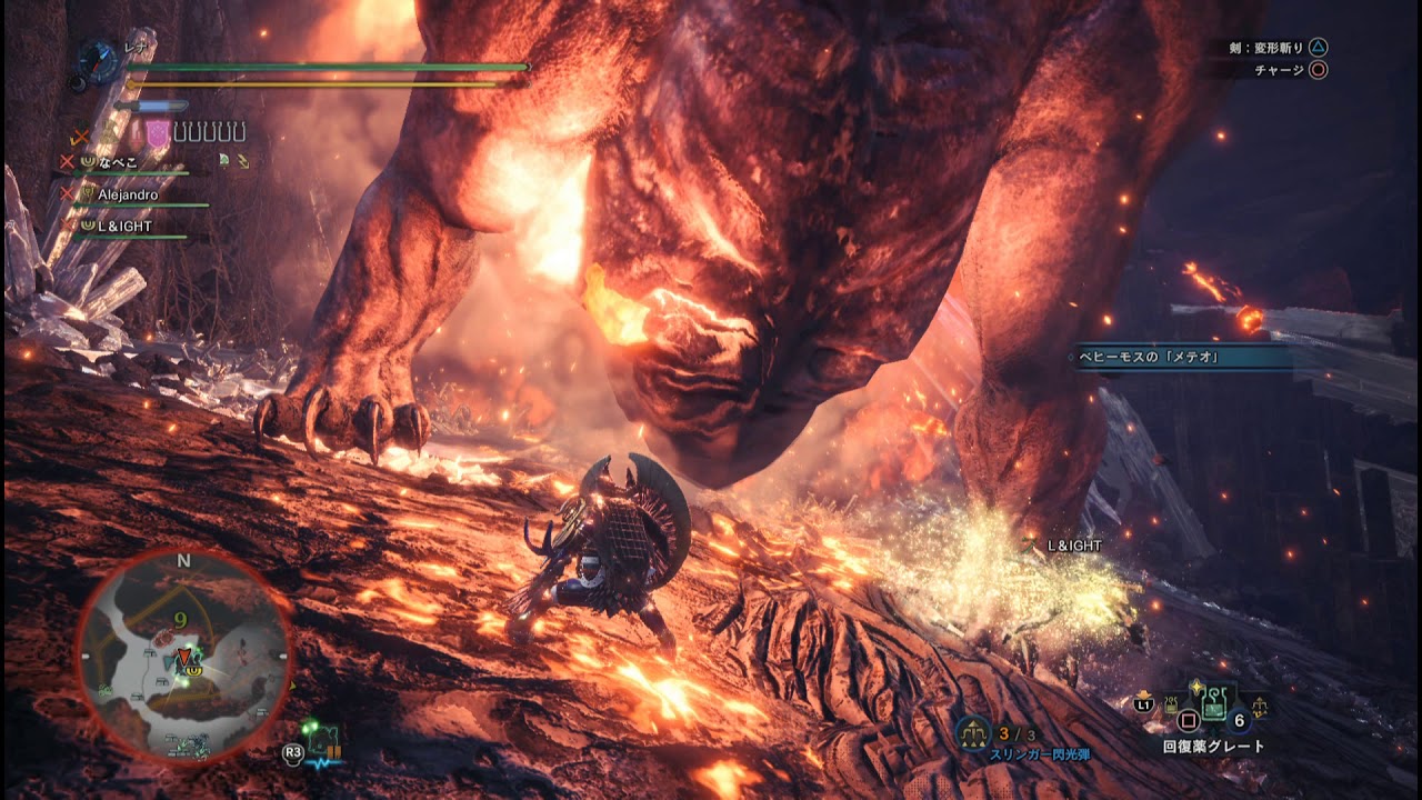 モンスターハンターワールド　ベヒーモス討伐戦 2018 09 04 01 46 18 800