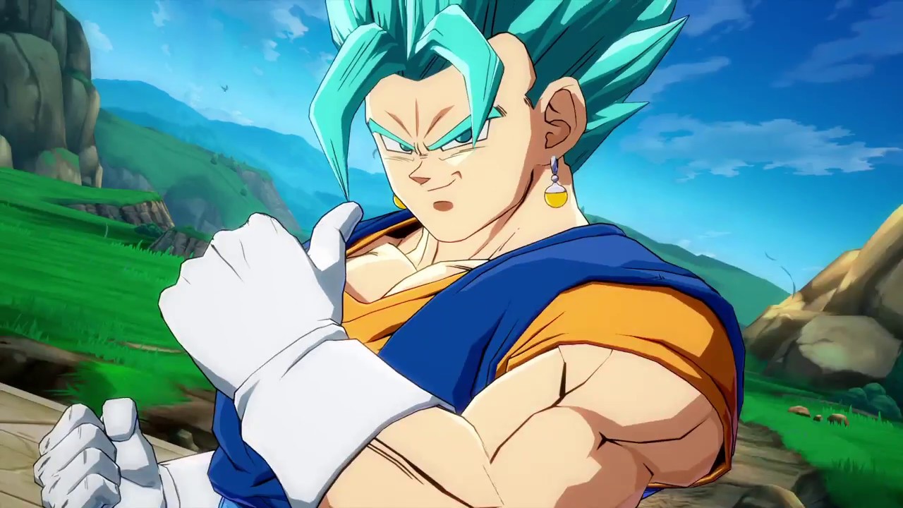 ドラゴンボール ファイターズ　世界１位スーパーサイヤ人ブルーチーム　１試合目の最後のコンボヤバイ　ビームソード２段締め